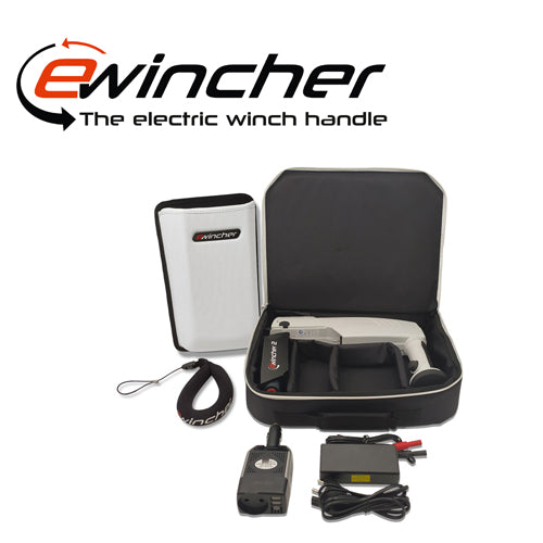 Winch Elettrico Ewincher V2, per barca a vela, Manovella per manovre vela